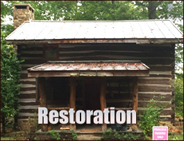 Historic Log Cabin Restoration  Argyle, Georgia